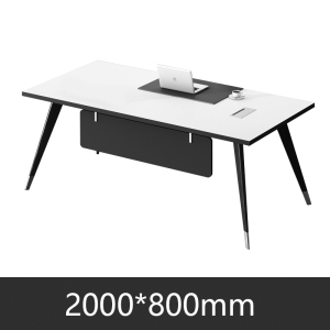 铭威盾办公桌 老板桌 总裁桌椅组合简约现代家具单人经理主管桌子办公室[工厂现做 7天内发货]