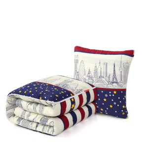 安琪尔抱枕被子靠垫被环球之星140*180cm条