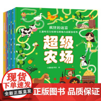 疯狂的迷宫 儿童专注力培养与思维力启蒙游戏书 3-6岁 小麒麟童书馆 著 智力开发