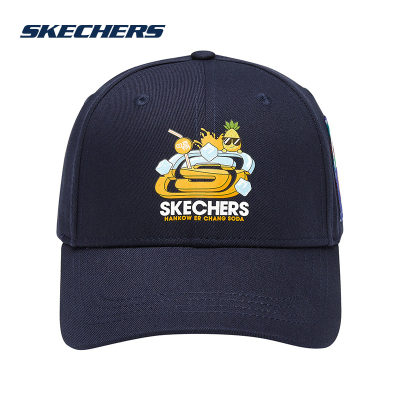 skechers斯凯奇2021夏季新款汉口二厂联名款男女同款棒球帽鸭舌帽