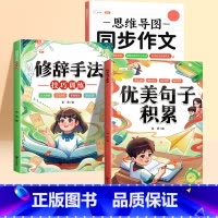 [素材积累]同步作文✚优美句子✚修辞手法 三年级上 [正版]2024秋新版三年级上册同步作文四五六年级人教版小学生作文大