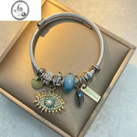 JiMi小红书ins捕梦网p家同款小众手链闺蜜高颜值手链复古情侣手镯