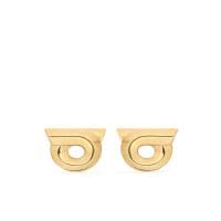 Ferragamo金属复古女士耳环时尚百搭GANCINI造型 brass材质