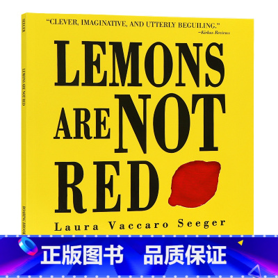 [正版]柠檬不是红色的 英文原版 Lemons Are Not Red 玩转颜色 儿童英语启蒙认知学习图画书 张湘君书