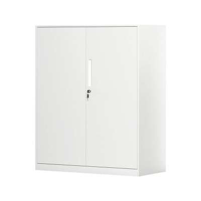 臻远 ZY-WJGC-87 文件柜窄边矮柜拆装档案柜落地书柜 925铁门白色