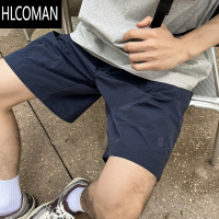 HLCOMANnick tian 夏季户外宽松日系休闲速干裤男复古流行机能抽绳短裤