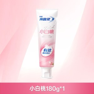 冷酸灵小白桃酵素牙膏 去渍亮白清新口气缓解牙齿敏感(沁甜白桃味)180克