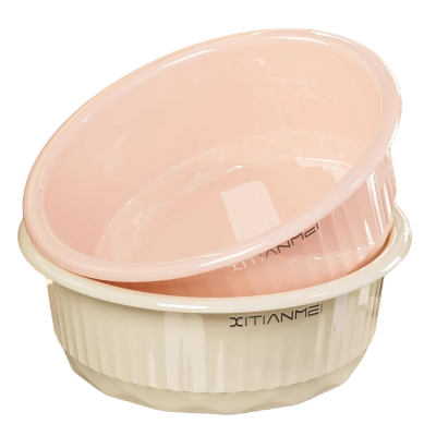 美好佳诗 洗脸盆轻奢奶油塑料盆 个