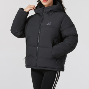 阿迪达斯 (adidas)女装 新款舒适百搭防风保暖运动休闲连帽羽绒服外套 JV6191 ZP