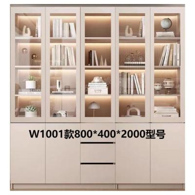 繁石榴W1001款800*400*2000型号文件柜书柜木质档案柜资料柜储物柜书柜