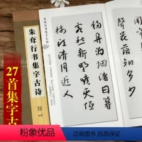 [正版]朱耷行书集字古诗 集字字帖系列 软笔毛笔行书练字帖 附简体旁注 五言七言古诗 郑晓华编 上海辞书出版社