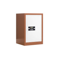 阿拉贡保密柜财务档案柜文件柜办公室资料储物柜保险柜单门咖白-电子密码锁