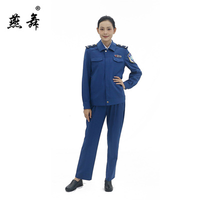 燕舞BD2FF223202R2F女士夹克上衣150-175(计价单位:件)深蓝色 深蓝色 150-175