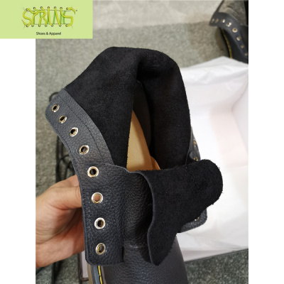 1460经典荔枝纹软皮8孔马丁靴女英伦风系带真皮短靴语娄