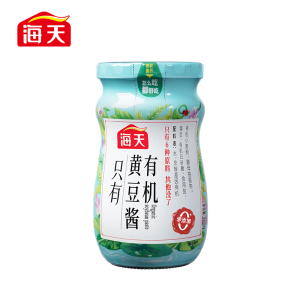 海天 零添加有机黄豆酱360g*2 下饭拌面手抓饼东北大酱料调料