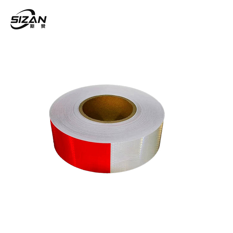 斯赞 红白反光警示胶带 5cm*30m/卷