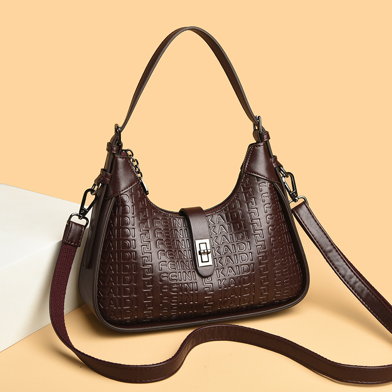 包包女包新款2026斜挎小包单肩包女士包包时尚复古月牙包