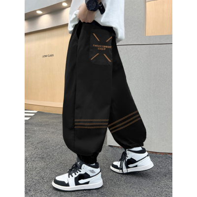 男童运动裤子春秋款2025新款儿童装春季痞帅休闲裤大男孩春装卫裤