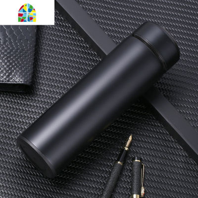 保温杯男女士便携304不锈钢水杯时尚真空不锈钢泡茶商务定制logo FENGHOU 酒红500ml