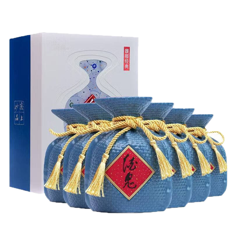 酒鬼酒 馥郁经典蓝坛 52度500ml*6原箱装 馥郁香型新老版本年份随机