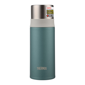 膳魔师(THERMOS)进口真空304不锈钢保温杯FFM-351K-SG 绿色350ML商务办公学生男女一杯两用