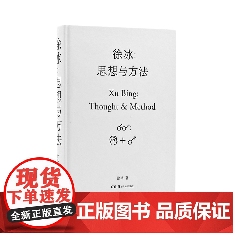 徐冰思想与方法 央美教授徐冰的艺术方法 正版湖南美术出版社
