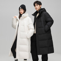 男装冬季新款可二开中长款羽绒服休闲百搭保暖羽绒服潮牌外套