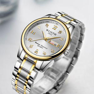 沃力仕(WLISTH)男士时尚创意男表防水钢带男士腕表定制批发非机械表石英表