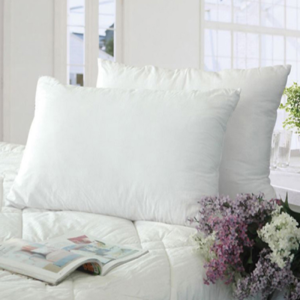 吉祥三宝家纺 牵手羽丝绒枕头纤维枕芯秋季冬季 舒适健康睡眠枕芯