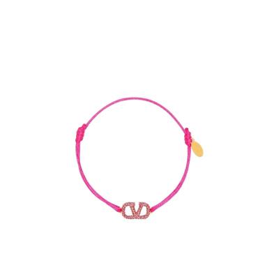 华伦天奴(Valentino)女款徽标手链时尚百搭配饰潮流个性精美耳饰