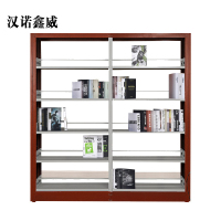 汉诺鑫威学校置物架钢制图书馆书架定制阅览室双面自由组合多功能货架厂家直销