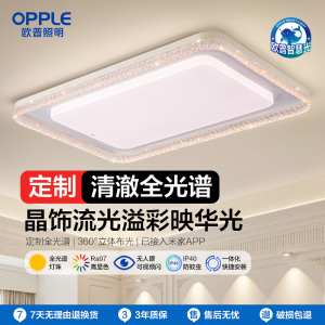 欧普照明璀璨发光客厅灯吸顶灯超大瓦数高亮吸顶灯灯具家用