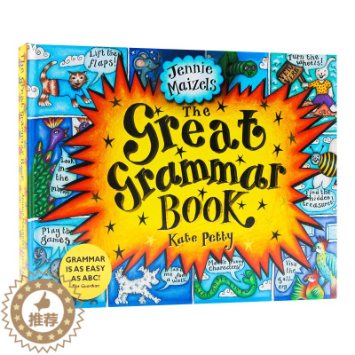 [醉染正版]互动趣味语法书 英文原版 The Great Grammar Book 立体机关翻翻书 零基础小学英语学习绘