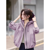 短款风衣外套女春秋季年新款女装气质小个子休闲上衣外套
