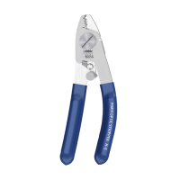 润达讯 H-5 五口米勒钳 剥线钳 剥纤钳 长度165mm 单位:1把 蓝色