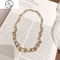 2019新款冷淡风复古简约项链欧美个性时尚百搭金属短款锁骨链颈链 JiMi