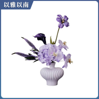 以雅以南 花瓶仿真花 25*23*15cm 个