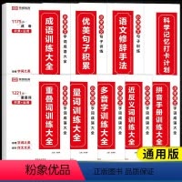 [全9本]句子训练+字词成语大全 小学通用 [正版]荣恒教育小学生优美句子积累语文修辞手法科学记忆打卡字词成语大全小学一