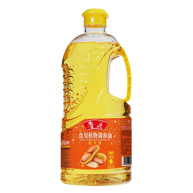 鲁花食用植物调和油1.6l(花生香) 食用油 粮油