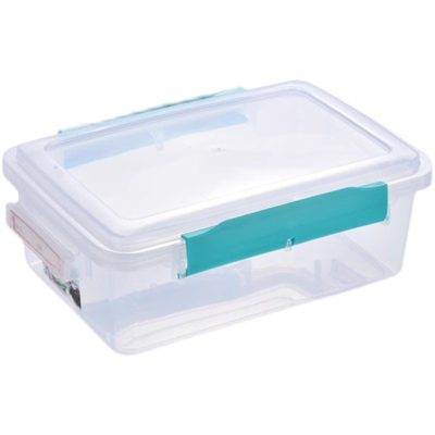 密封盒长方形盒泉好 带盖塑料方盒 32.5*22*11.5cm 储物盒子