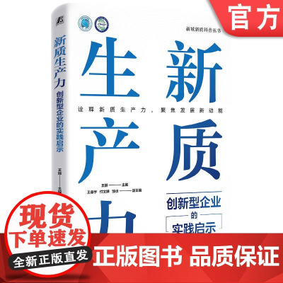正版 新质生产力:创新型企业的实践启示 王挺 新质生产力 高质量发展 理论阐述 实际案例 发展现状 挑战 应对策略