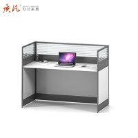 质凡屏风员工位简约现代职员办公桌 单人位