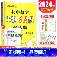 数学 [正版]2024秋初中数学小题狂做提优版七年级上册人教版 7年级上册同步初一初中数学课时练阶段自主测期末加油站教