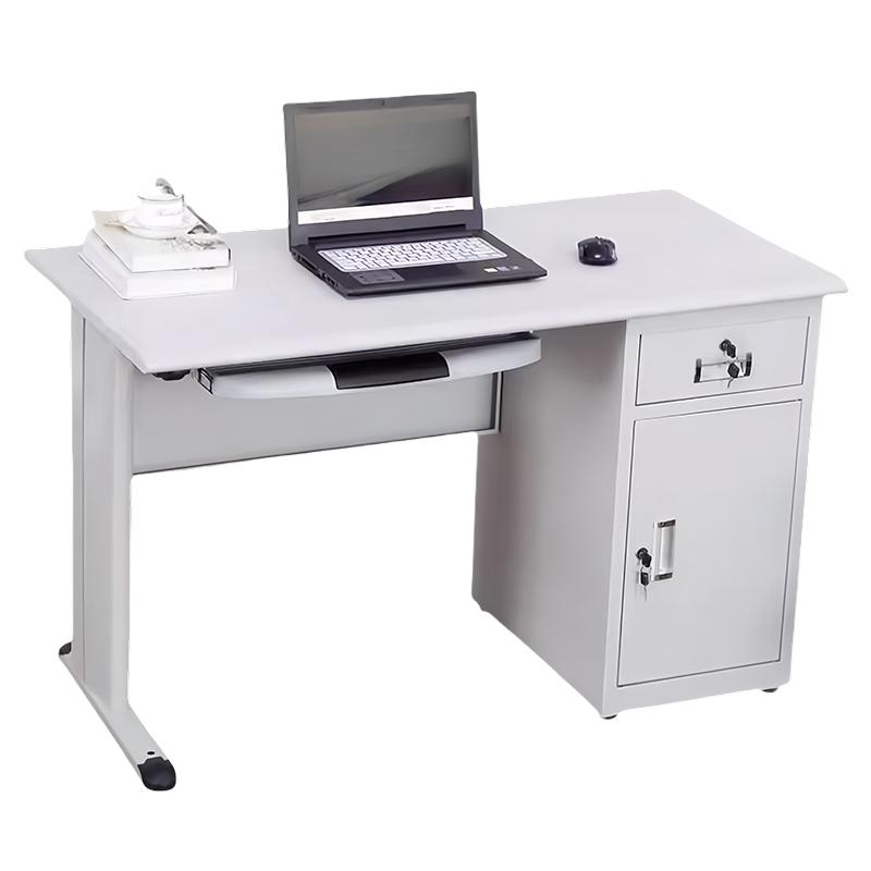 晨以橙 钢制财务办公桌 一抽一门1.2米 张