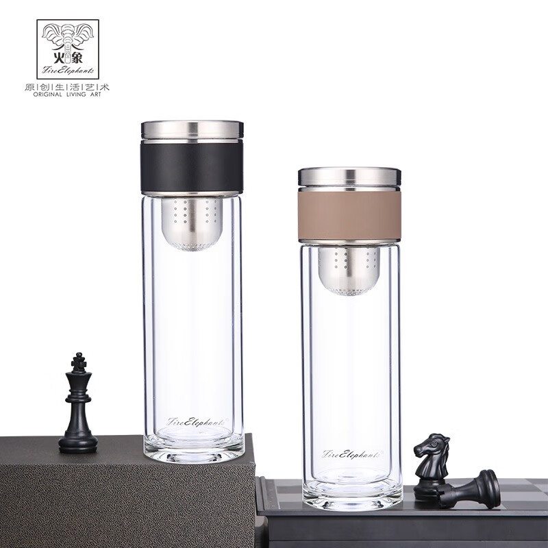 火象卡柏泡茶师玻璃杯300ml个