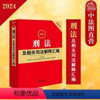 [正版]中法图 2024年新刑法及相关司法解释汇编 根据刑法修正案十二全新修订 刑事法律法规司法实务犯罪刑罚立案标准刑