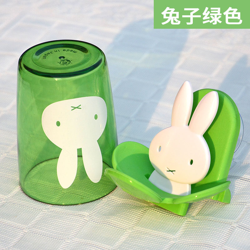 创意卡通漱口杯 情侣牙刷杯 塑料杯子刷牙杯口杯四款可选牙刷挂架