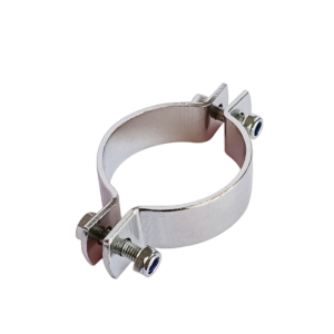 迅众 不锈钢加厚抱箍25mm电线杆卡箍无柄管支架 管夹收紧管卡水管固定器[2个装]