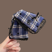 蝴蝶结格子抓夹女高级感2025新款后脑勺盘发夹子鲨鱼发夹百搭头饰送女朋友老婆情人节七夕生日礼物