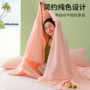 夏凉被凉感空调被冰丝夏凉夏季可机水洗单人薄款被子双人被子